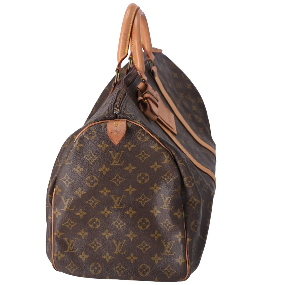 Louis Vuitton Keepall 50 Duffle Bag Monogram Boston Bag M41426 Brown Canvas - Picture 3 of 10